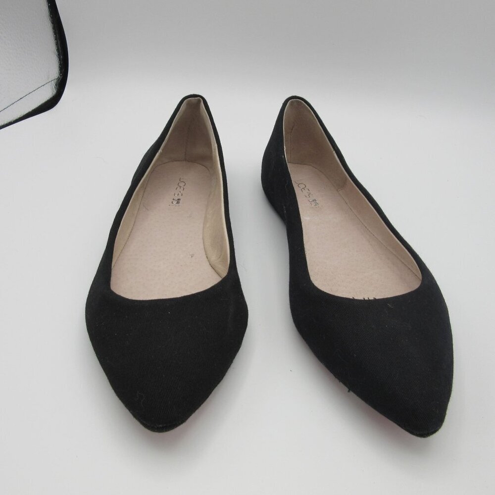 Joe's Jeans Flats Black Slip-on Pointed Toe Business Workwear NEW Women's 6